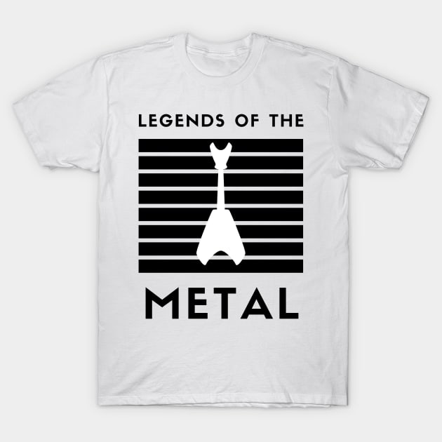 Legends Of The Metal T-Shirt by Abeer Ahmad